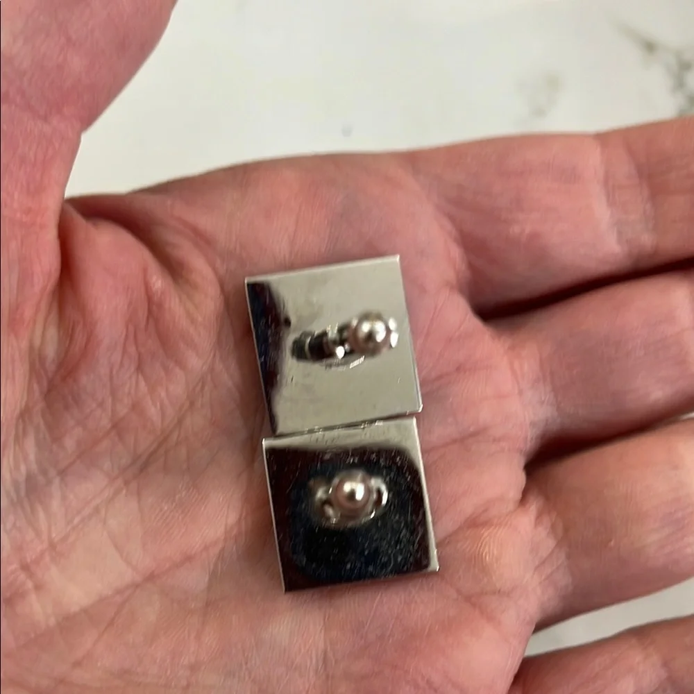 Silver Heart Cufflinks